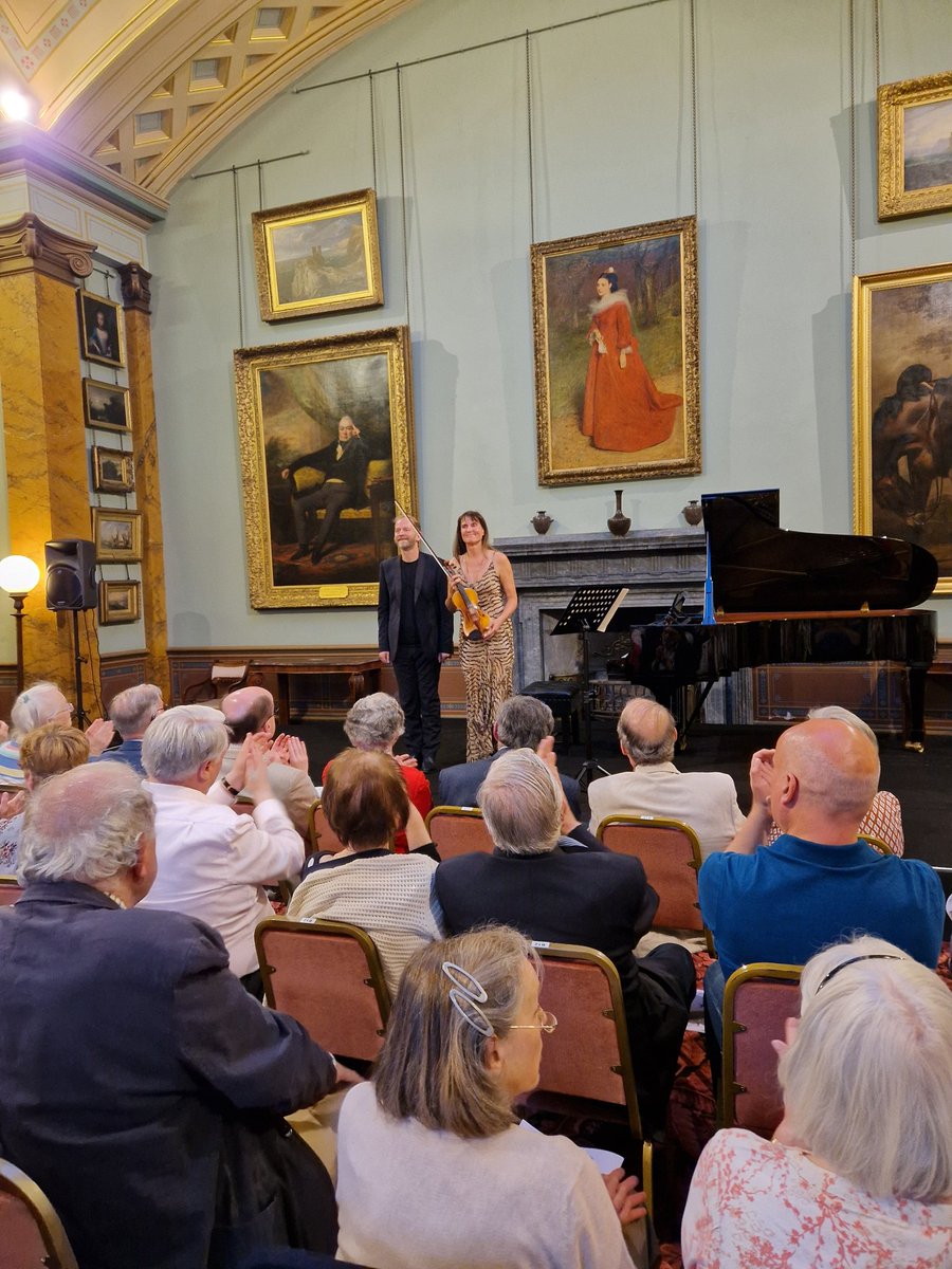 borderholidays's tweet photo. Superb start to @musicatpaxton festival tonight with @VictoriaMulova  and @AlasdairBeaton . Lucky guests from @TurnerCottage #Norham who had front row seats https://t.co/Jbp3ji0cH1