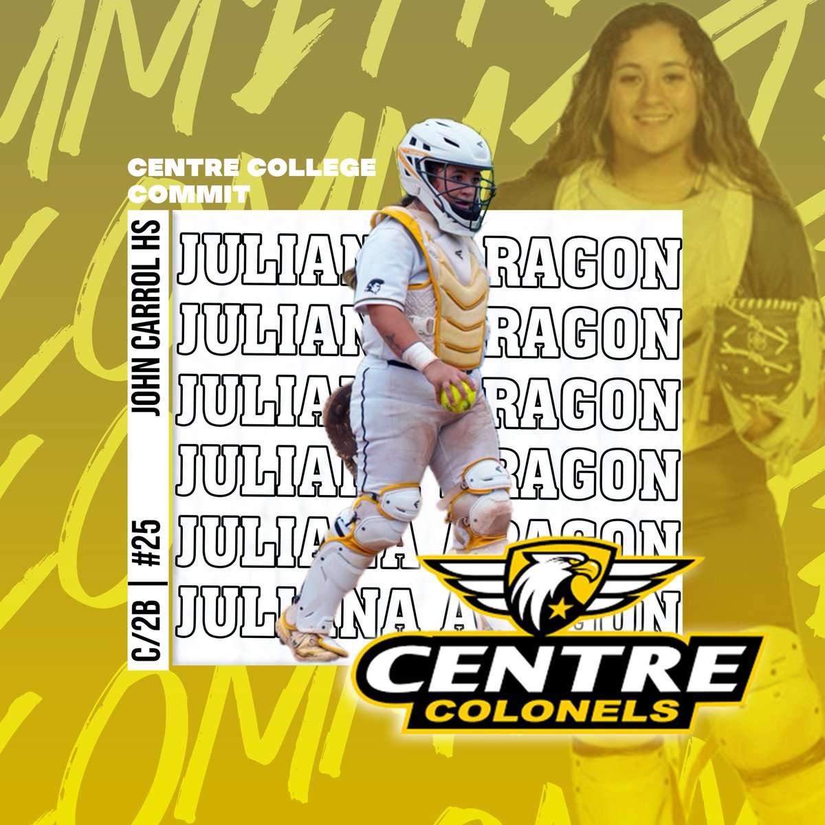 nxt1sports's tweet photo. Check out @JulesAragon72 commitment
card to Centre College! 🚨⭐️

Bright future ahead. Go Juliana!

Use this graphic template in the NXT 1 app version 2.0 releasing 🔜

https://t.co/xSsO60zuCC https://t.co/VYBOWfZT2c