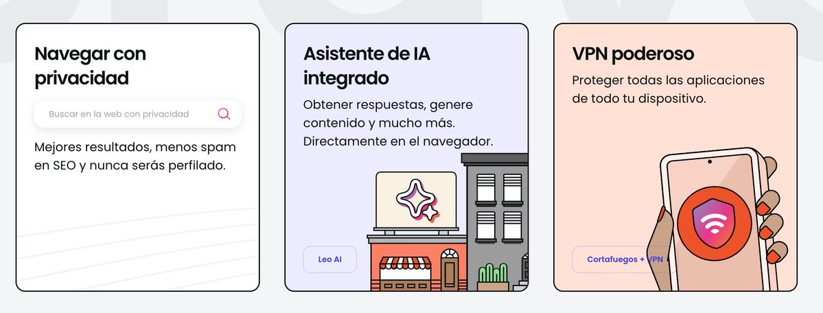 socialtic's tweet photo. #CuidadosDigitales
ยฟBuscas una opciรณn de navegador #web que evite el rastreo mientras navegas en la red? ๐๐ค
Te recomendamos probar @brave, puedes utilizarlo en #iOS, #MacOS, #Windows y #Adroid.
๐ค๐ https://t.co/7F6uPwS2aG https://t.co/WGIZFciwNi
