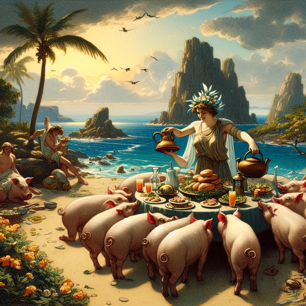 LadyCirce14's tweet photo. #circe #pigtransformation https://t.co/QXaehvldZL