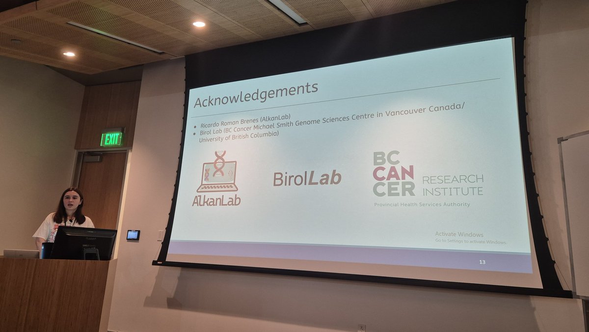 BilkentCompGen's tweet image. We are at the @UCLA_CGSI. Can presented @ProjectBioPIM, and Klea presented her project. We also met the leaders in bioinformatics, and one of our alumni, @mealser.