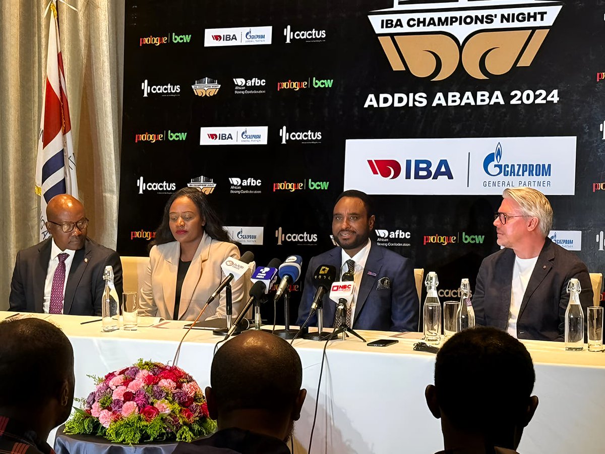 Afbc_boxing's tweet photo. IBA Champions Night in Addis Ababa is really...17.08.2024 Save the date and stay tuned for the first African version 🥊💯 https://t.co/6P9Jt7xV2C