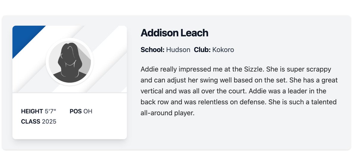 HudsonRaidersVolleyball (@hudsonvball) on Twitter photo Thanks <a href="/prepdigrachel/">PrepDigRachel</a> <a href="/PrepDigWI/">Prep Dig Wisconsin</a> for the write up on <a href="/addisongleach/">Addison Leach</a> we appreciate the recognition of our hard working atheltes. Thanks <a href="/prepdigrachel/">PrepDigRachel</a> <a href="/PrepDigWI/">Prep Dig Wisconsin</a> for the write up on <a href="/addisongleach/">Addison Leach</a> we appreciate the recognition of our hard working atheltes.