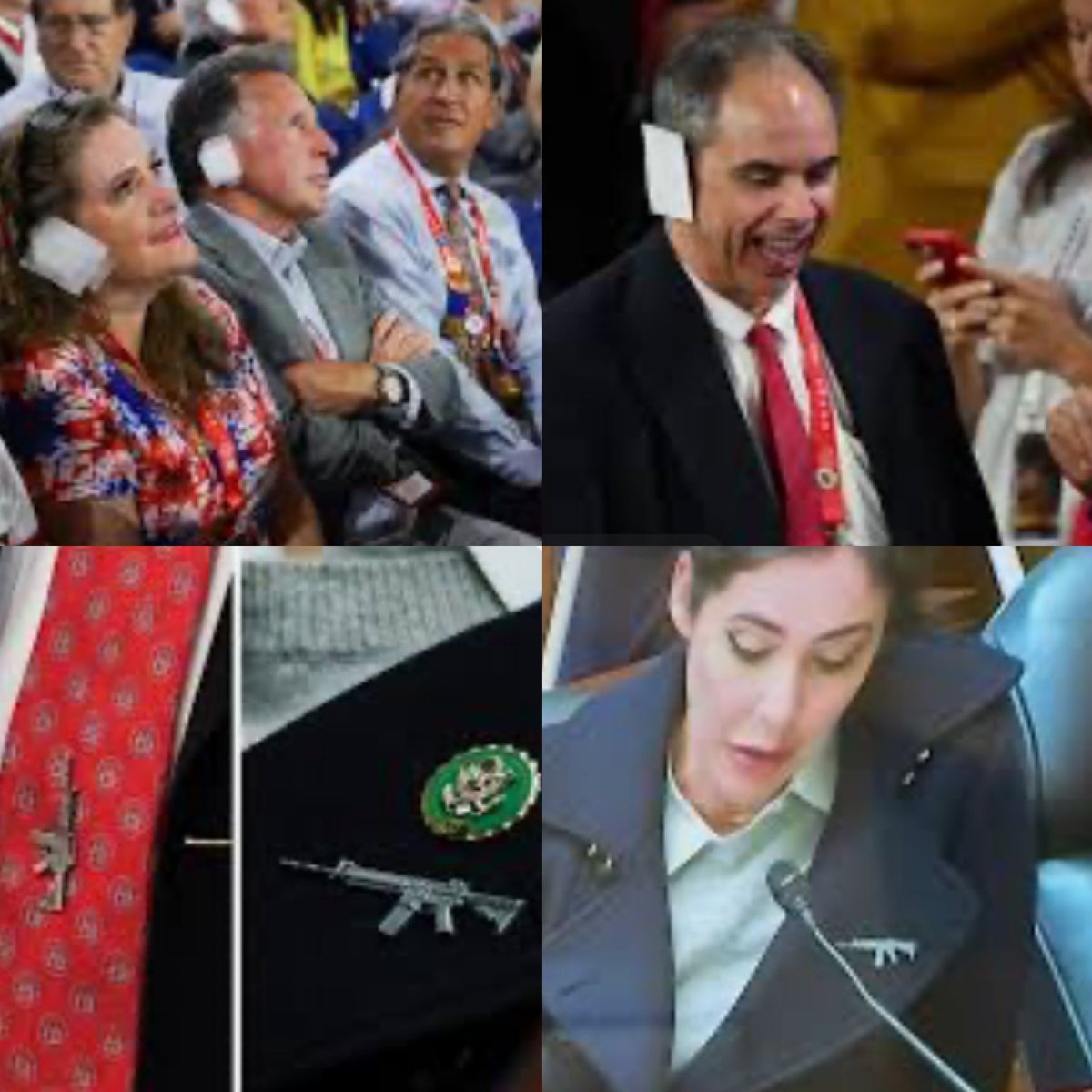 So when Trump gets ‘shot’ Maga wears bandages to show their support. 

When children are shot in schools, Maga wears AR-15 pins……. To show the shooter support??? 

Can anyone explain this to me?? 

#MAGACultMorons #MAGATraitorTrashCultMorons 
#TrumpIsAnExistentialThreat