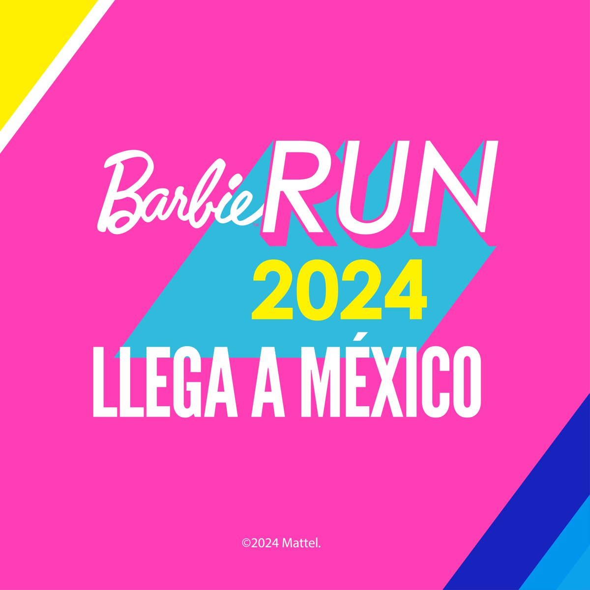 Juzt_Run's tweet photo. ¡La Carrera Barbie Run llega a México! Únete a la celebración de los 65 años de Barbie corriendo con elegancia en esta increíble experiencia de 3K, 5K o 10K.
Corre, diviértete y celebra en grande con nosotros.

  "Tú puedes ser lo que quieras ser"
https://t.co/9VKdgOBfye
@Barbie https://t.co/9ngpslB0gI