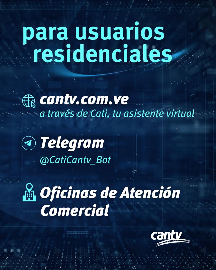 salaprensaCantv's tweet photo. #19Jul Seguimos cerca de ti a través de nuestro canales de atención digitales y presenciales para gestionar tus consultas y requerimientos.
#EstamosCambiando para Venezuela
#Cantv #Telefonía #Aba #AbaUltra https://t.co/o7jXokWUvY