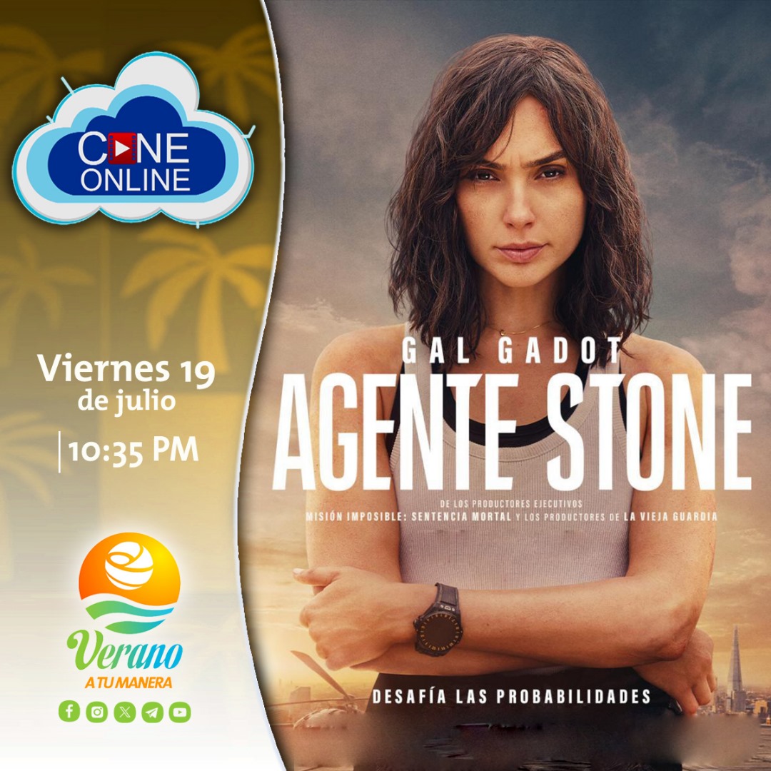Cubavision_TV's tweet photo. Esta noche en Cine Online: ¡la emocionante película #AgenteStone! Rachel Stone, una agente del MI6, trabaja encubierta para una organización mundial secreta que lucha por la paz. Acción, intriga y adrenalina te esperan a las 10:35 PM. ¡Sintoniza y disfruta! 🎬📺 #CineOnline https://t.co/0RyRs14NMc