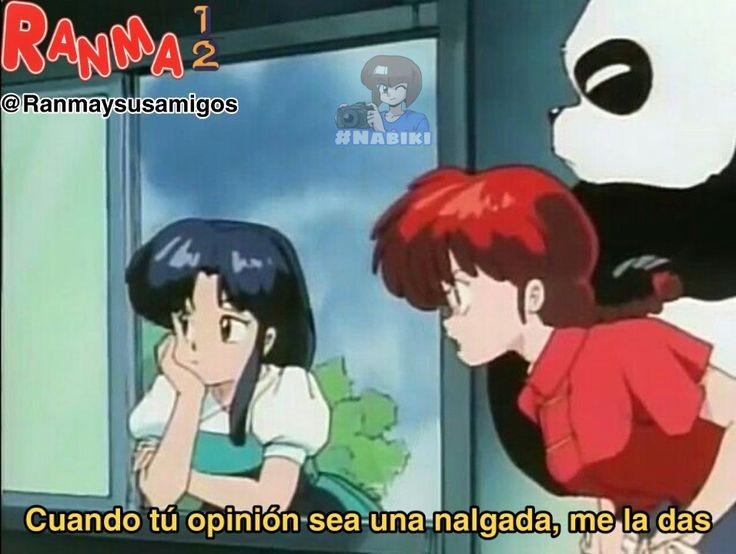 shyuuri111's tweet photo. hilo de memes viejitos de Ranma 1/2 (advertencia de posible cringe ! !) https://t.co/O1u4YjS1ov