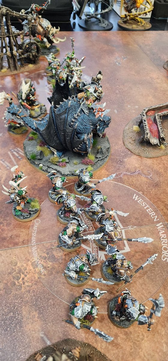 Played my first game of AoS4. Enjoyed it a lot. Busted out the Ironjawz and took on the Kruleboyz in the Better Part of Valour Battle Plan.