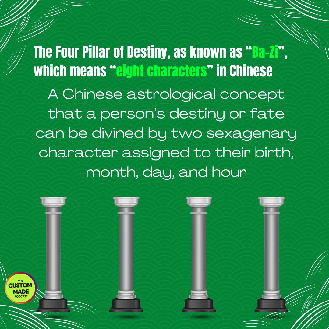 thecustommade's tweet photo. Your path to success starts with understanding your destiny. 🌟✨ Let Jen Stone (@fengshuibyjen), a seasoned Feng Shui practitioner, reveal how BaZi can guide your career and relationships. Listen to this insightful episode on BaZi by clicking the link in bio. #Energy #2024Vision https://t.co/KcmIJbcYyT