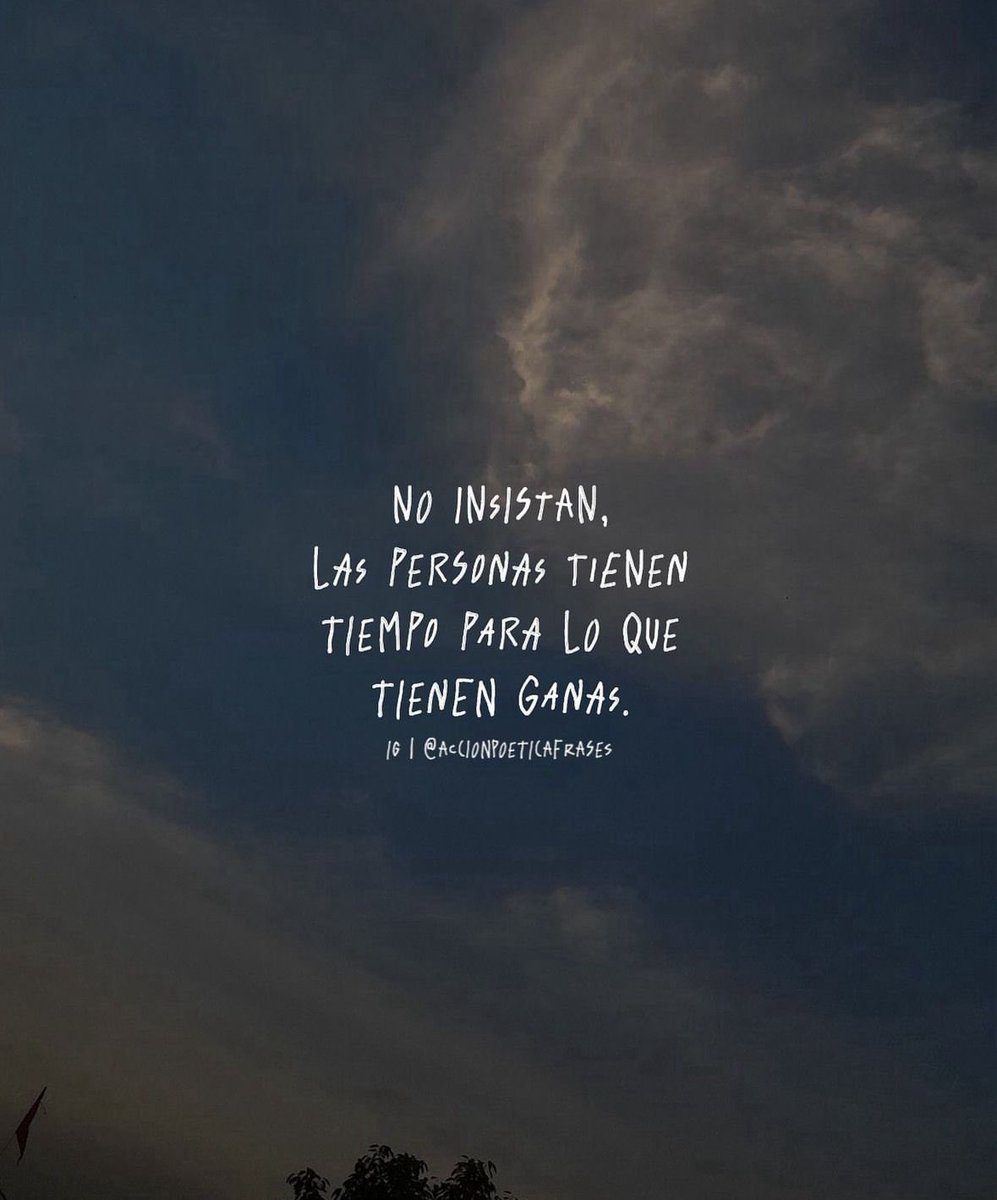 Las personas tienen tiempo para lo que tienen ganas