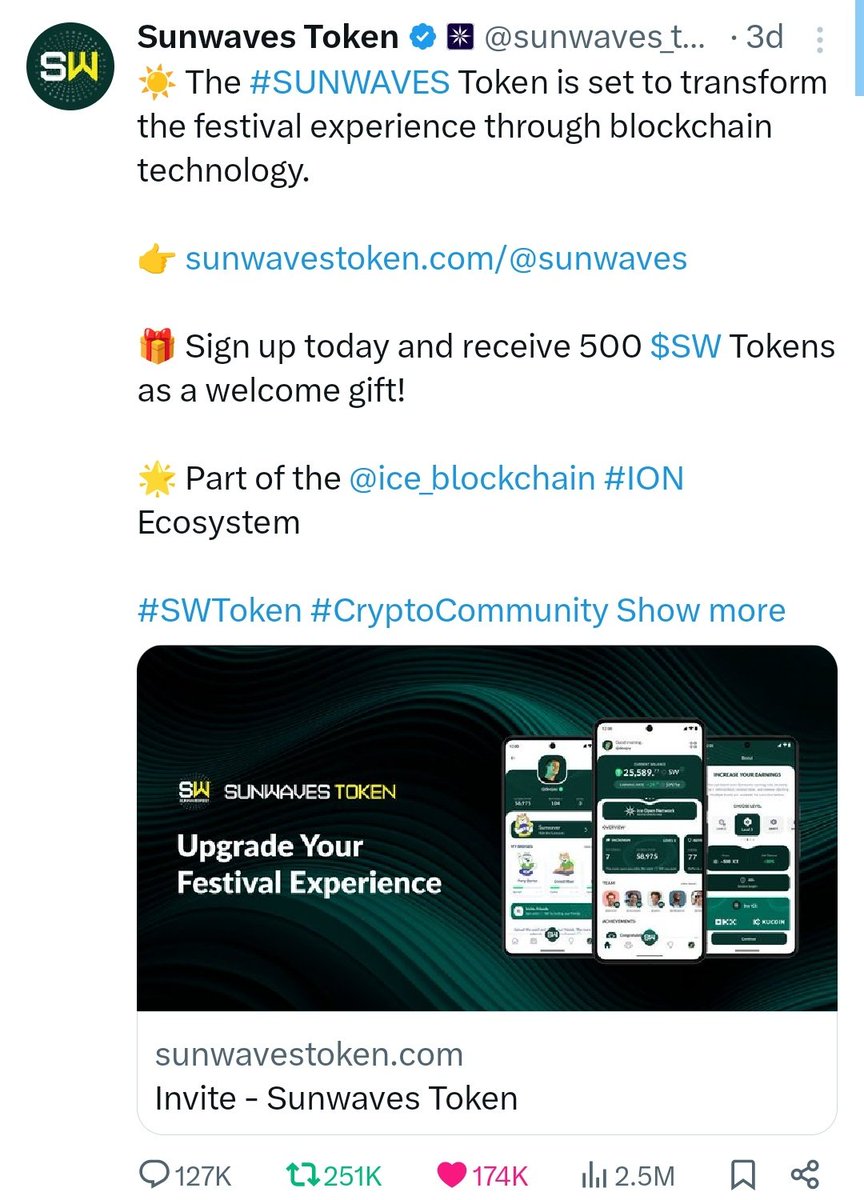 A4aadiii's tweet photo. @sunwaves_token @ice_blockchain https://t.co/QdSfPTgW5r