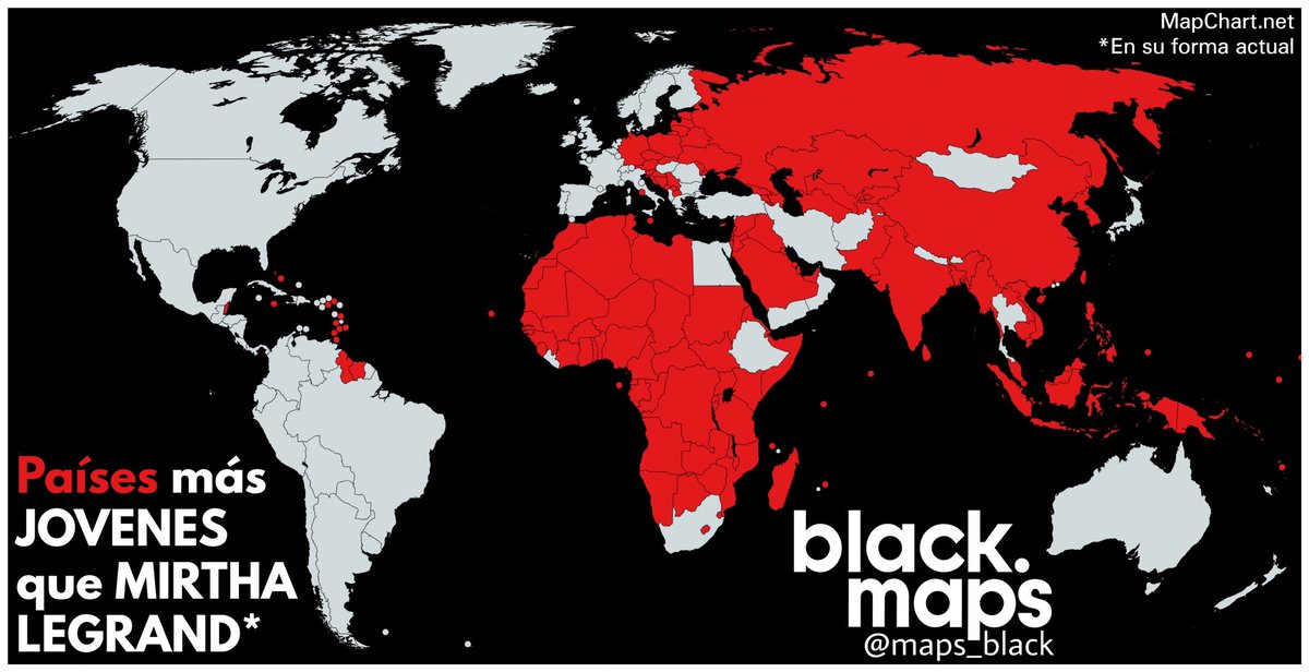 maps_black's tweet photo. Países más jovenes que Mirtha Legrand https://t.co/3XUcB9iYma