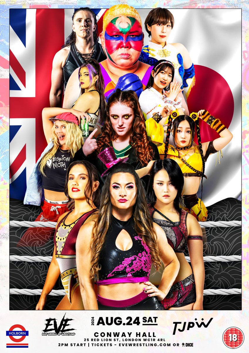 ProWrestlingEVE's tweet photo. *TICKET UPDATE*

FRONT ROW - SOLD OUT
SECOND ROW - SOLD OUT
THIRD ROW - SOLD OUT 

STANDING TICKETS - 23 REMAIN

We will be opening the BALCONY SEATS tomorrow, and a very small number of Meet &amp; Greet Tickets.

Please be aware - that will then be it!

🎫 https://t.co/aRQyPCQH1w https://t.co/6uwtZKEglI