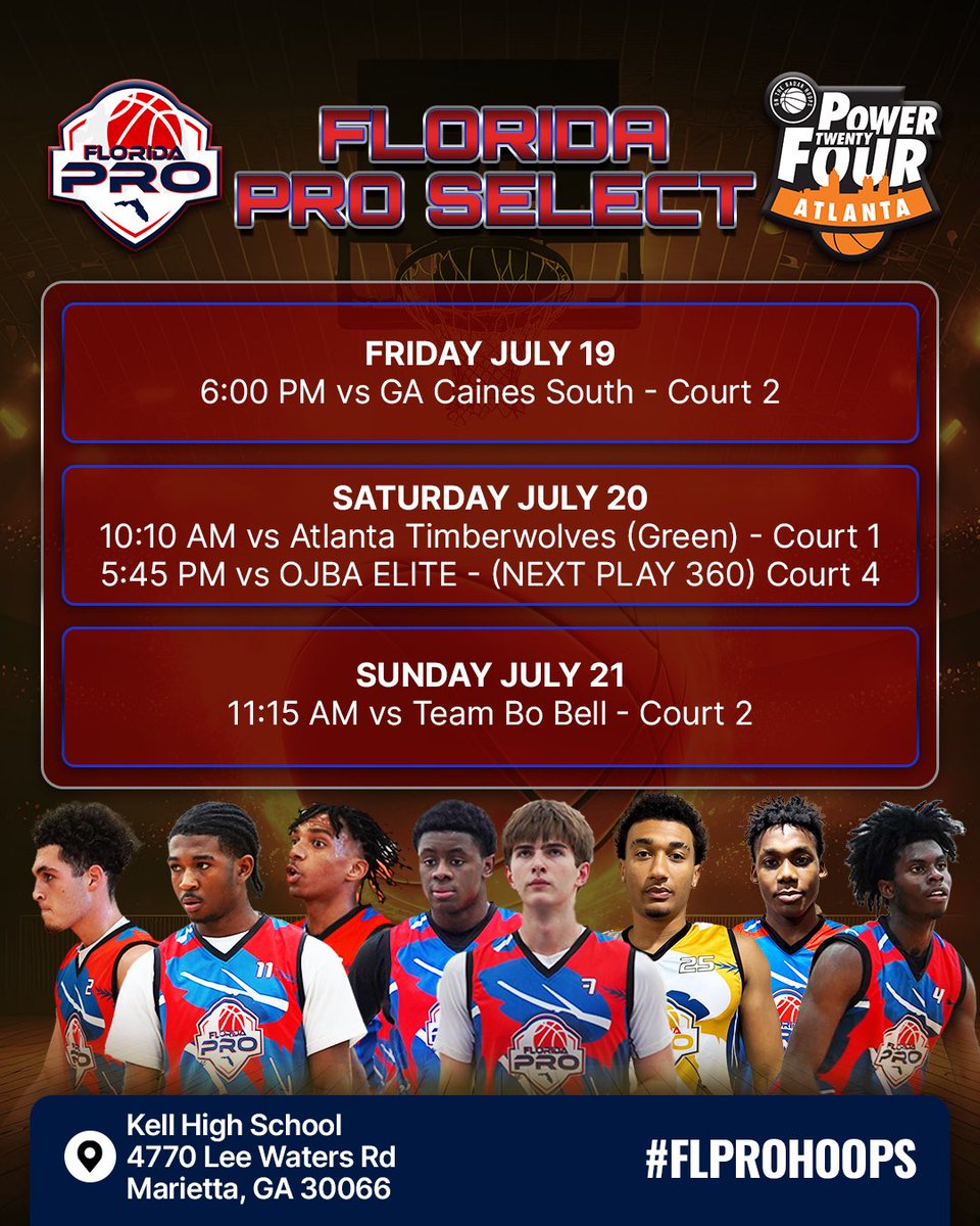 Florida Pro Basketball (@floridaprohoops) on Twitter photo Last event of The Season for our Florida Pro 2025 Teams who are BATTLE READY <a href="/OntheRadarHoops/">Shun Williams</a> as they compete in the NCAA LIVE PERIOD.
Don’t miss the intense matchups and high-energy performances.
<a href="/JL_Hemingway/">Jonathan Hemingway</a> <a href="/TaiYoungHoops/">Tai Young</a> <a href="/miamidadebb/">Mia High School Bask</a> <a href="/FloridaHoops/">Florida Hoops</a>
<a href="/HoopExchange/">Scott Golden</a> Last event of The Season for our Florida Pro 2025 Teams who are BATTLE READY <a href="/OntheRadarHoops/">Shun Williams</a> as they compete in the NCAA LIVE PERIOD.
Don’t miss the intense matchups and high-energy performances.
<a href="/JL_Hemingway/">Jonathan Hemingway</a> <a href="/TaiYoungHoops/">Tai Young</a> <a href="/miamidadebb/">Mia High School Bask</a> <a href="/FloridaHoops/">Florida Hoops</a>
<a href="/HoopExchange/">Scott Golden</a>