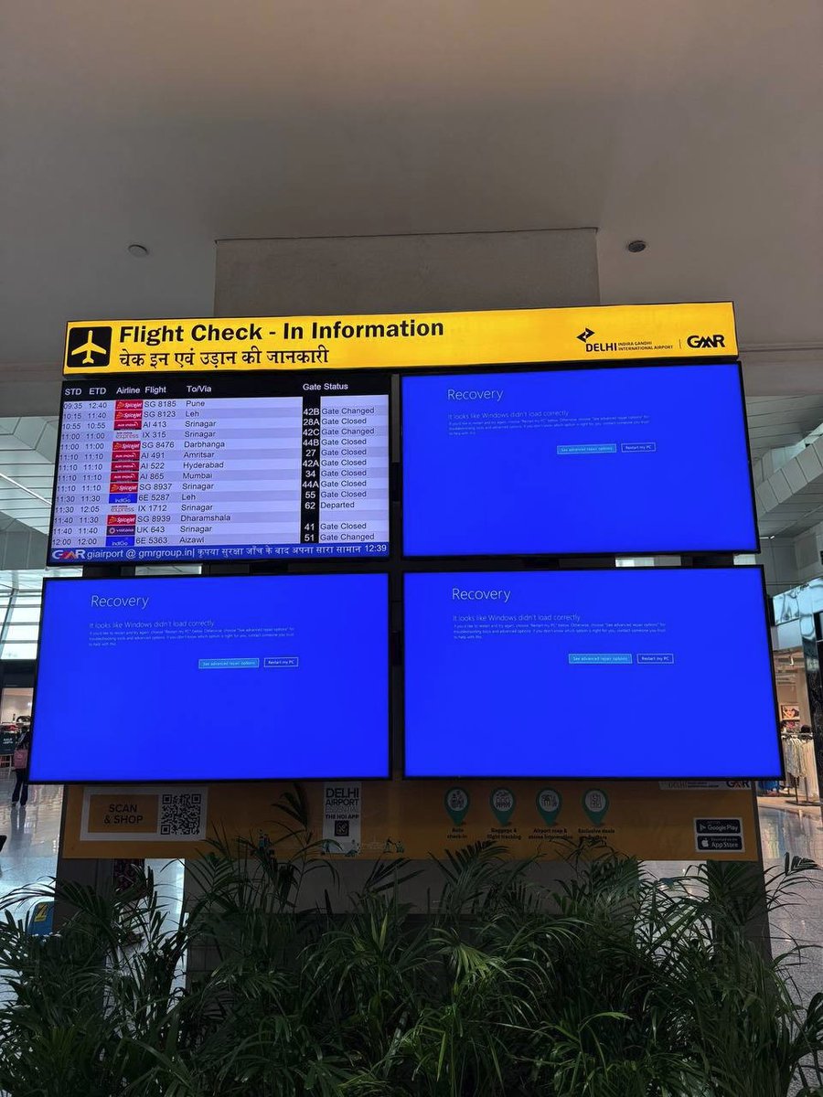 CNexiones's tweet image. Hoy, miles de pantallas azules nos recuerdan: ¿Hasta qué punto dependemos de un sólo sistema operativo?
El apagón informático de hoy nos plantea: ¿Es prudente que tantas industrias críticas confíen en un único SO?

Es hora de repensar nuestra infraestructura digital.
#WindowsDown