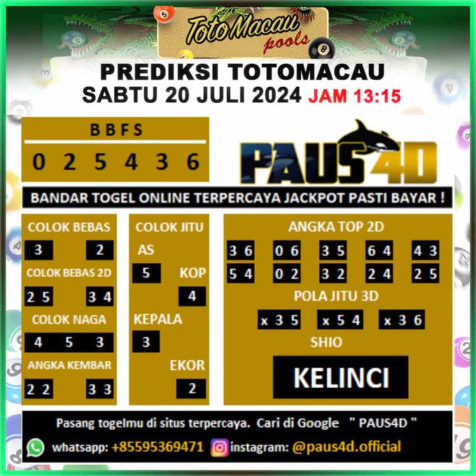 prediksi macau