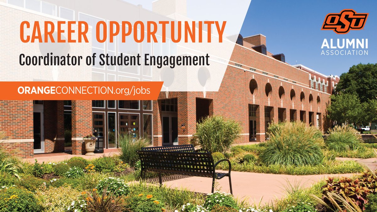 OKStateAlumni's tweet photo. 🗣️ We're hiring! The OSU Alumni Association is seeking a Coordinator of Student Programs. If you love #okstate and have a passion for student development, this role is for you! 🧡🤠
🔗 https://t.co/uPvM7asPOJ
#GoPokes #Jobs #StudentPrograms https://t.co/yXGtXyiwXW