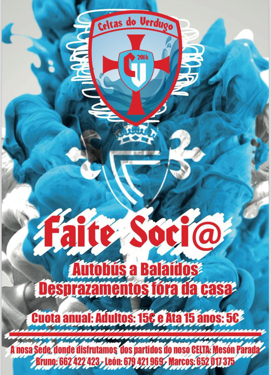 CeltasDoVerdugo's tweet photo. E ti queres ser da peña !!! 🩵🩵 https://t.co/WhLIAODOK5