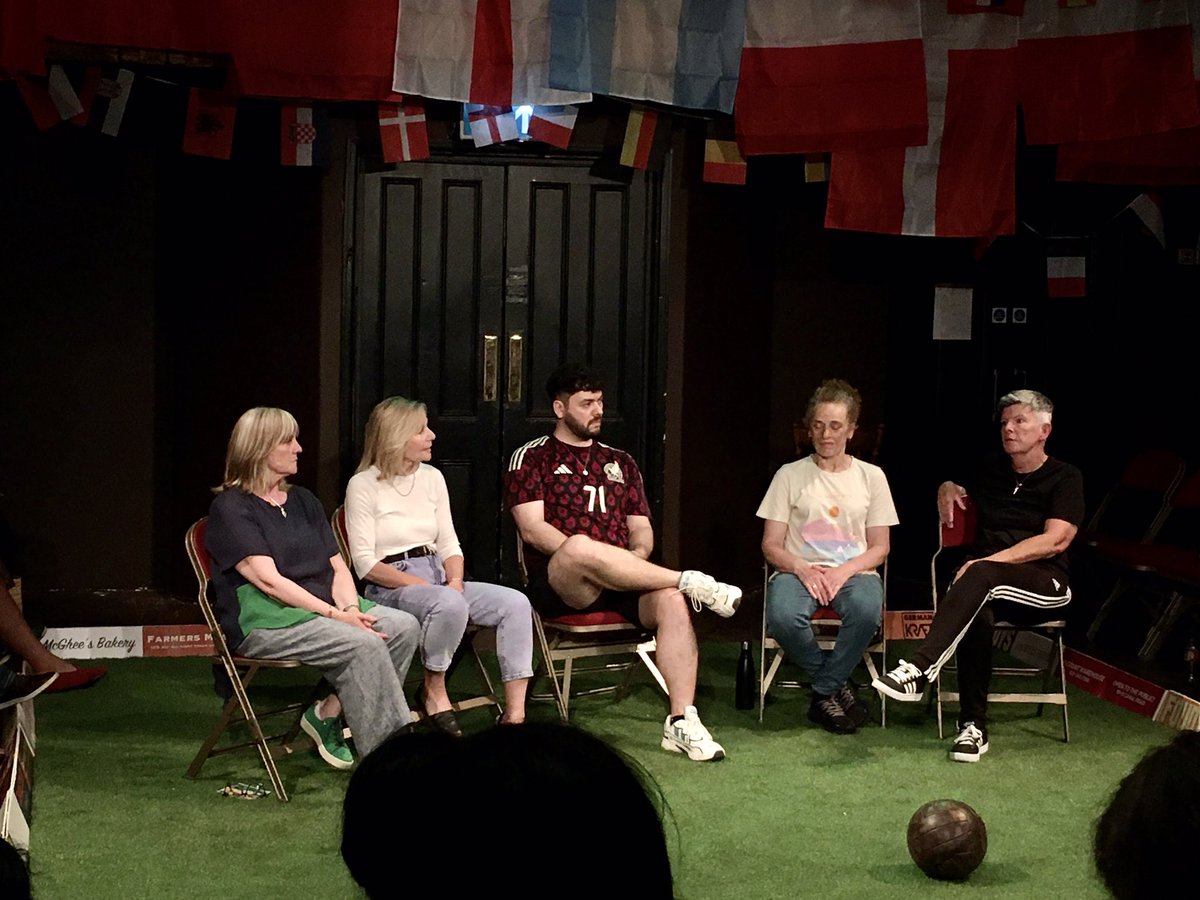 So good ⚽️ So good ⚽️ So good ⚽️ Just saw ‘The Lost Lionesses’ play <a href="/SpaceArtsCentre/">The Space</a> with great cast &amp; wonderful true story of the unofficial Lionesses who ✈️ went to Mexico 🇲🇽 for #COPA71. Some are here for Q&amp;A at sold out show tonight. Try to get tickets 🎟 for tomorrow if poss