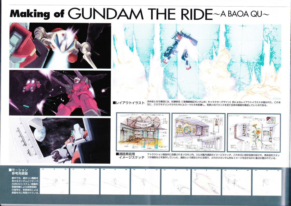 HISTORYuc's tweet photo. 📕『GUNDAM THE RIDE ‐宇宙要塞A BAOA QU‐』パンフより
スタッフが錚々たる顔ぶれ
当時はONYX2とjazで運用してたのか🤔
#ガンダムザライド #GundamTheRide #富士急ハイランド #Re2000 #宇宙世紀探訪 https://t.co/YJmWIbcjnS