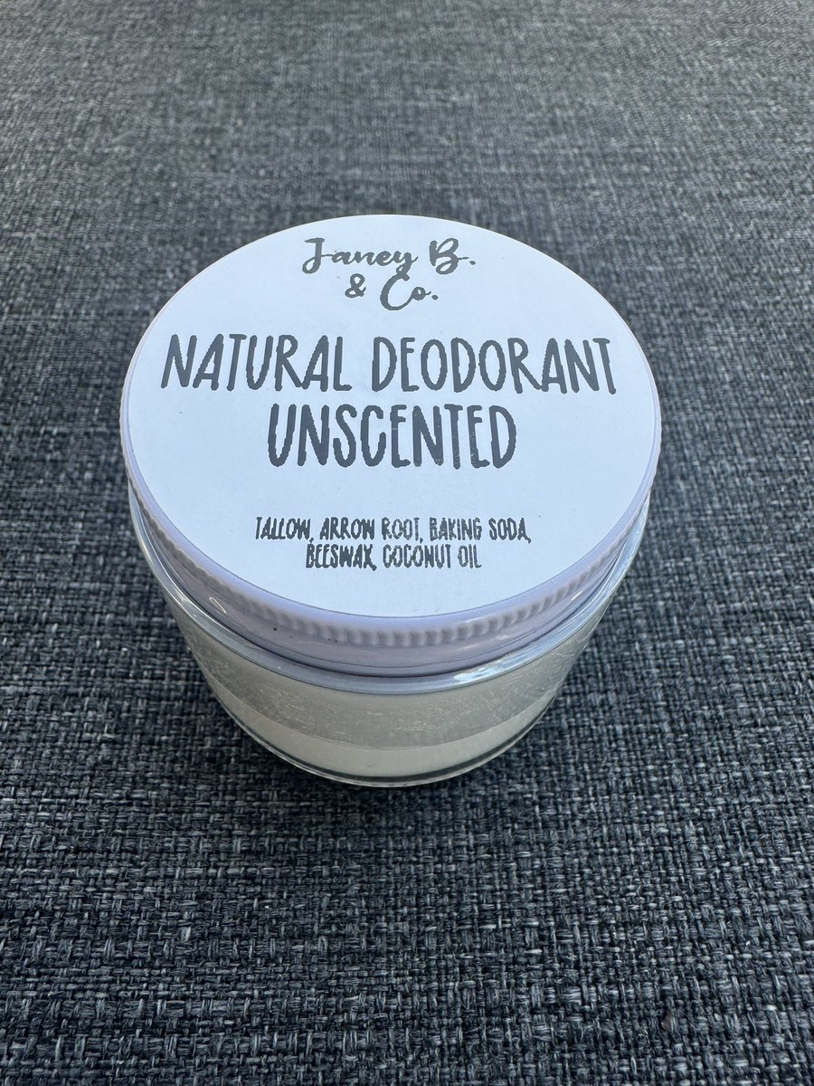 janeybco's tweet photo. After weeks of testing in the hot sun, on the river and out on the volleyball courts, Janey B. &amp; Co. finally has a deodorant!

Experience all-day freshness with our premium all-natural deodorant, enriched with baking soda to effectively neutralize odors. https://t.co/7CMl09yZNW https://t.co/PfQX35VH78