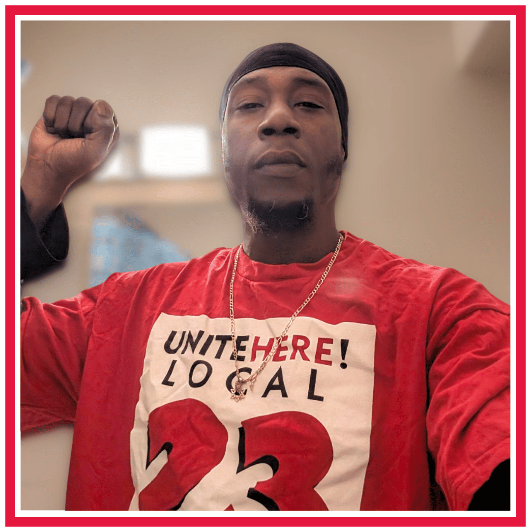 Victory at Sodexo Howard University, DC! 
Shop Steward Pierre Carter is back to work with 6 months full back pay &amp; benefits after being unjustly terminated. Cafeteria workers and students held delegations and picket lines in the spring to fight for Pierre’s job.