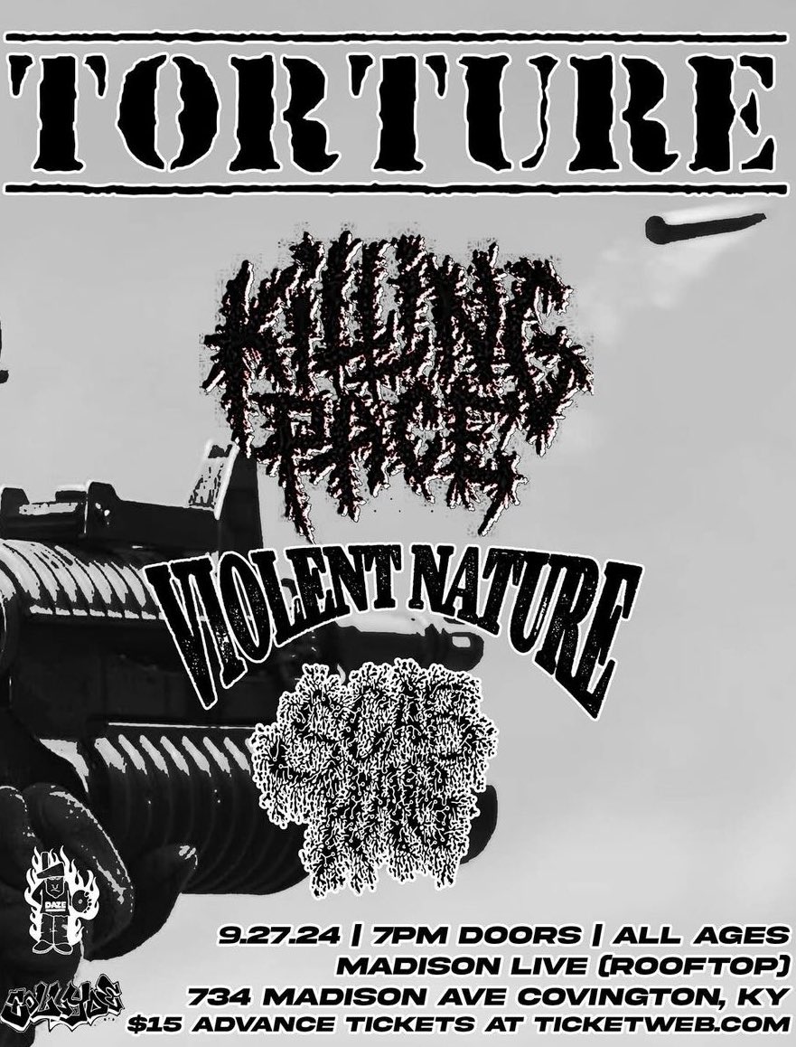 kingofpornhub's tweet photo. Violent Nature release show last night, couldnt have asked for a better turnout. We're playing again with Torture in Cincinnati/Covington in September along with Killing Pace and Scab Hag https://t.co/CeJVFpI4ou