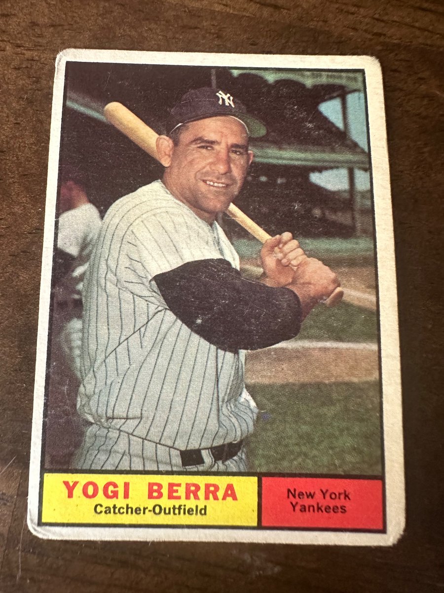 Nice pickup from <a href="/Tec872/">Trevor</a> this week, great image of Yogi at Yankee Stadium