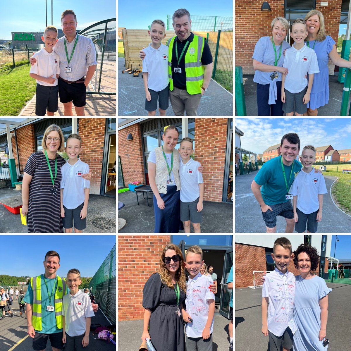 SophTrezise's tweet photo. The end of an era! Last day of primary school for Oliver. A wonderful school with fantastic teachers.  
The last 8 years have flown by! 💚🏴󠁧󠁢󠁷󠁬󠁳󠁿 

@R4Kenyon  @ysgolsantbaruc https://t.co/FwMfC0kYs3