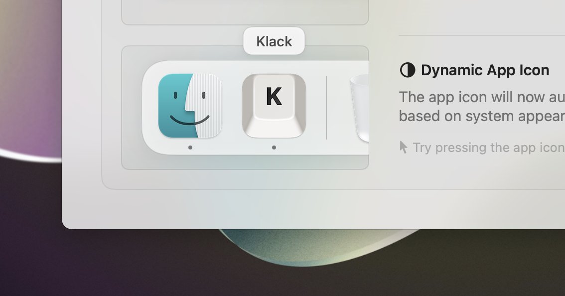 Cream variant of Klack