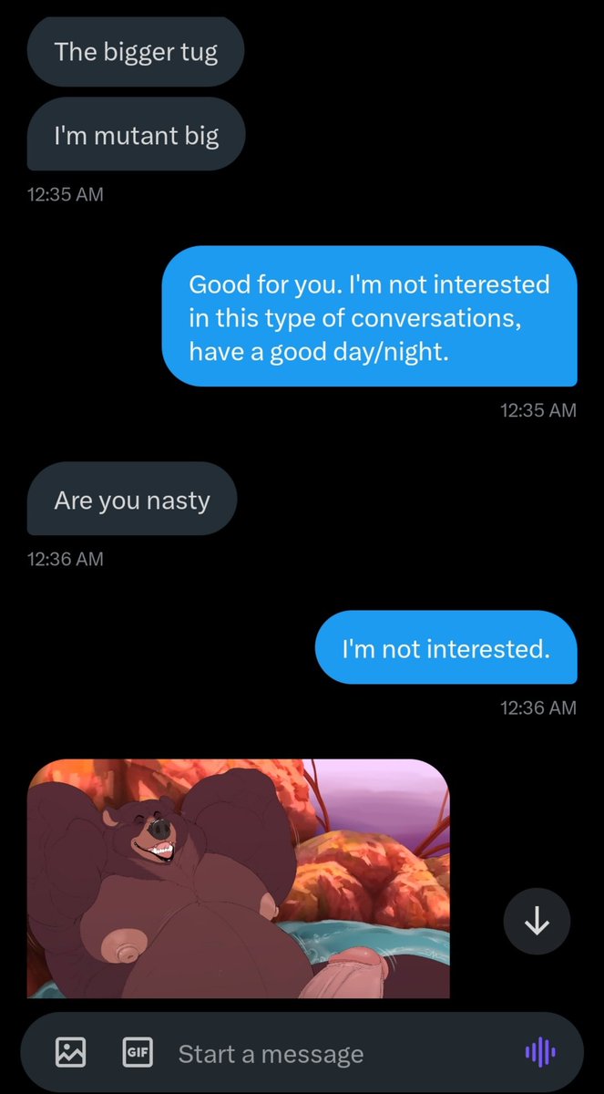 chiefbara's tweet image. Don't do this. Just don't.
And, I really don't know why I bother replying to such people, maybe I'm just curious to see what they have to say.