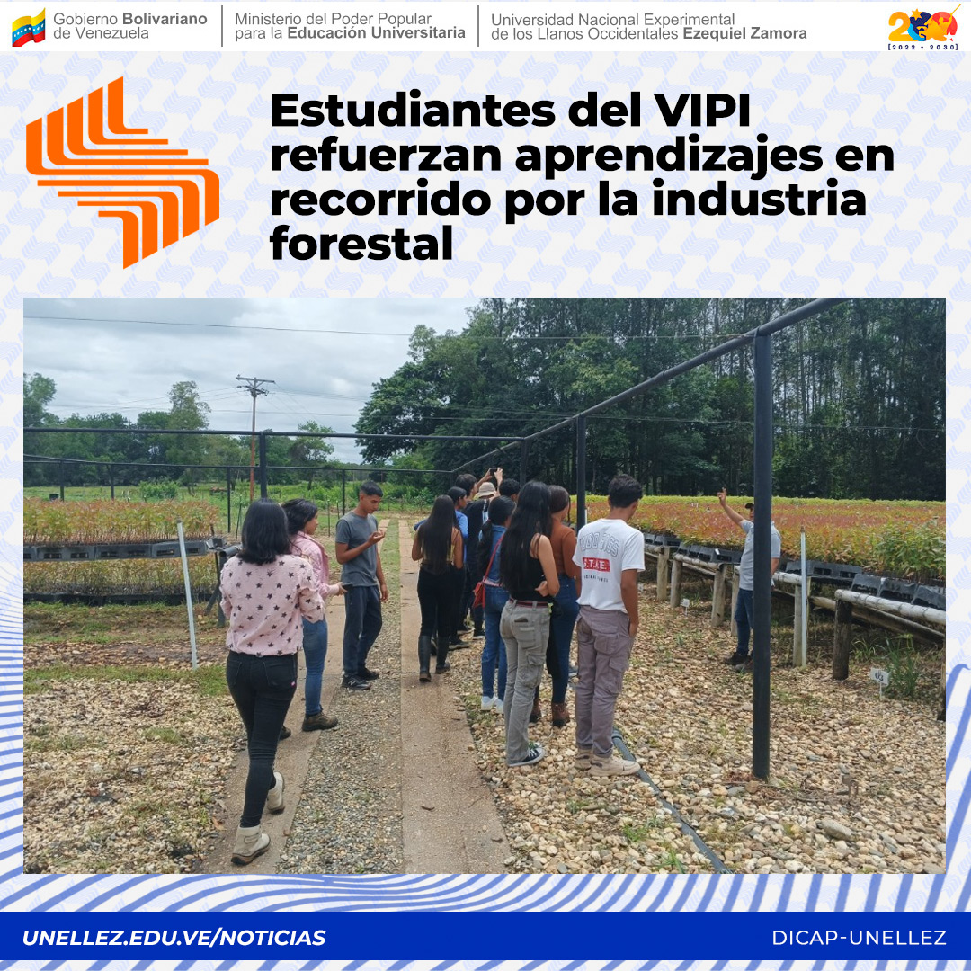 El principal propósito de esta visita técnica fue permitir que los estudiantes se enfoquen en la gestión ambiental, biodiversidad y responsabilidad social empresarial. unellez.edu.ve/noticias/index…
