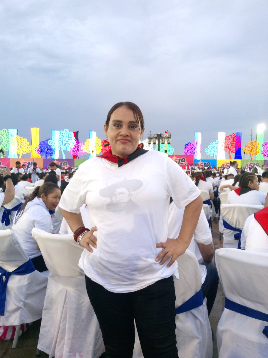 Siempre el FRENTE día histórico lleno de orgullo y emoción 
#4519LaPatriaLaRevolución #TodosJuntosAl4519 #ManaguaSandinista