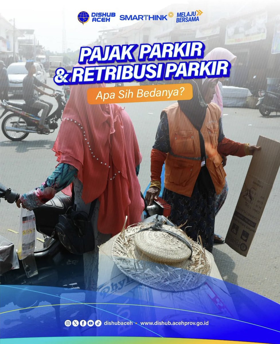 dishub_aceh's tweet photo. Salam #RakanModa!
Sudah pada tahu belum bedanya pajak parkir dengan retribusi parkir?
Yuk baca informasi berikut untuk menambah pengetahuan kamu terkait parkir!
#DishubAceh
#Retribusi
#Parkir https://t.co/nC4rEMCZJe
