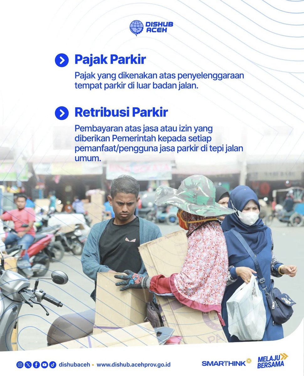 dishub_aceh's tweet photo. Salam #RakanModa!
Sudah pada tahu belum bedanya pajak parkir dengan retribusi parkir?
Yuk baca informasi berikut untuk menambah pengetahuan kamu terkait parkir!
#DishubAceh
#Retribusi
#Parkir https://t.co/nC4rEMCZJe