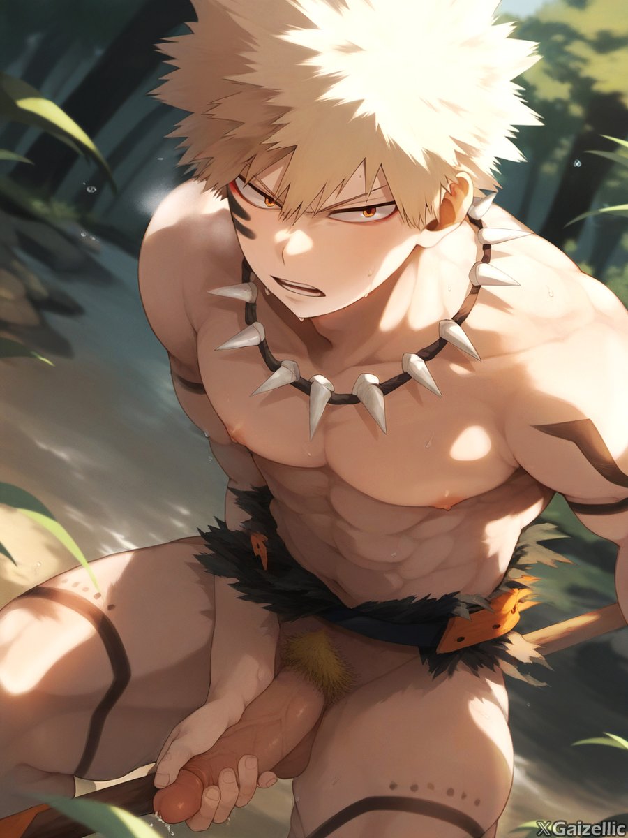 gaizellic's tweet photo. Just got my hands on "Na'Ga Tribal Boys" and I’m amazed! This collab of 100 artists, who've drawn the hottest male avatars for decades, is a masterpiece in tribal boy form.

Check out @SirRakkuen if you're curious!

I’m so inspired, I had to create #Bakugo in tribal form too! https://t.co/OVZZ3dkD5x