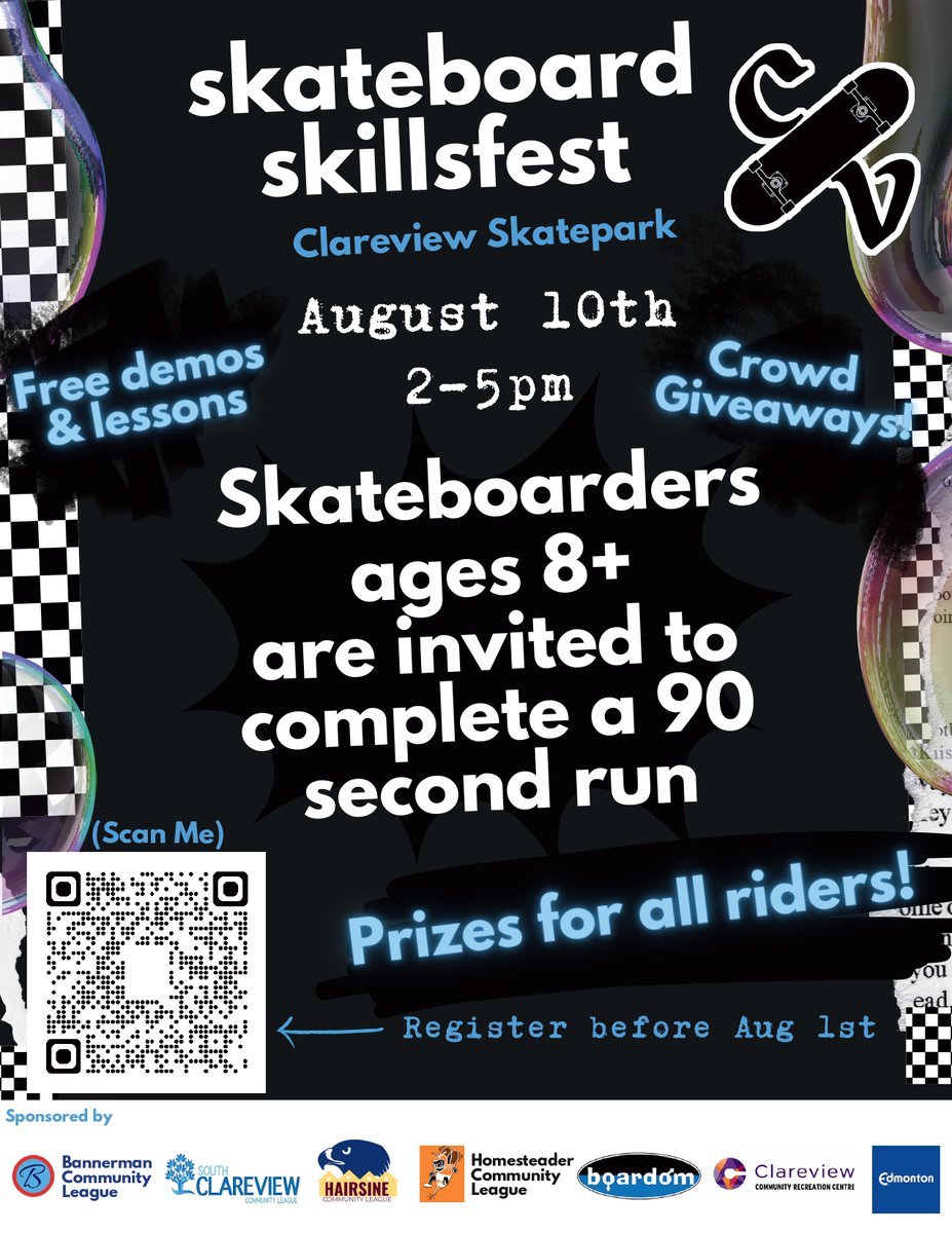 Get Ready!!!!

Its the Clareview Skateboard Skillsfest...

Make sure you save the date!