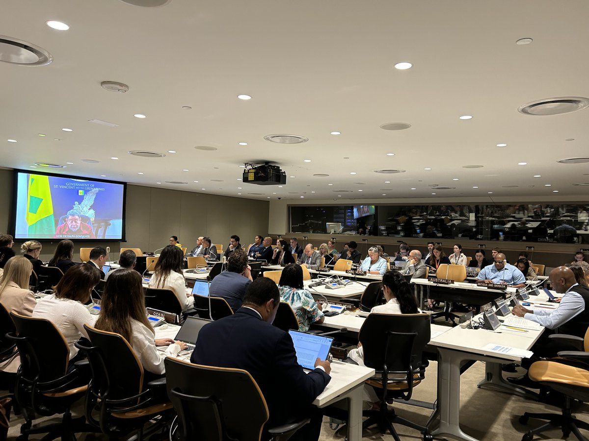 AOSIS (@aosischair) on Twitter photo A UNIFIED CALL FOR CLIMATE JUSTICE
At today’s <a href="/UNOCHA/">UN Humanitarian</a> briefing on the #HurricaneBeryl Humanitarian Situation, there was an urgent call for immediate aid.
The hopes of SIDS wane as #climatechange impacts increase.
We must accelerate #climateaction and curb this deadly trend, now. A UNIFIED CALL FOR CLIMATE JUSTICE
At today’s <a href="/UNOCHA/">UN Humanitarian</a> briefing on the #HurricaneBeryl Humanitarian Situation, there was an urgent call for immediate aid.
The hopes of SIDS wane as #climatechange impacts increase.
We must accelerate #climateaction and curb this deadly trend, now.