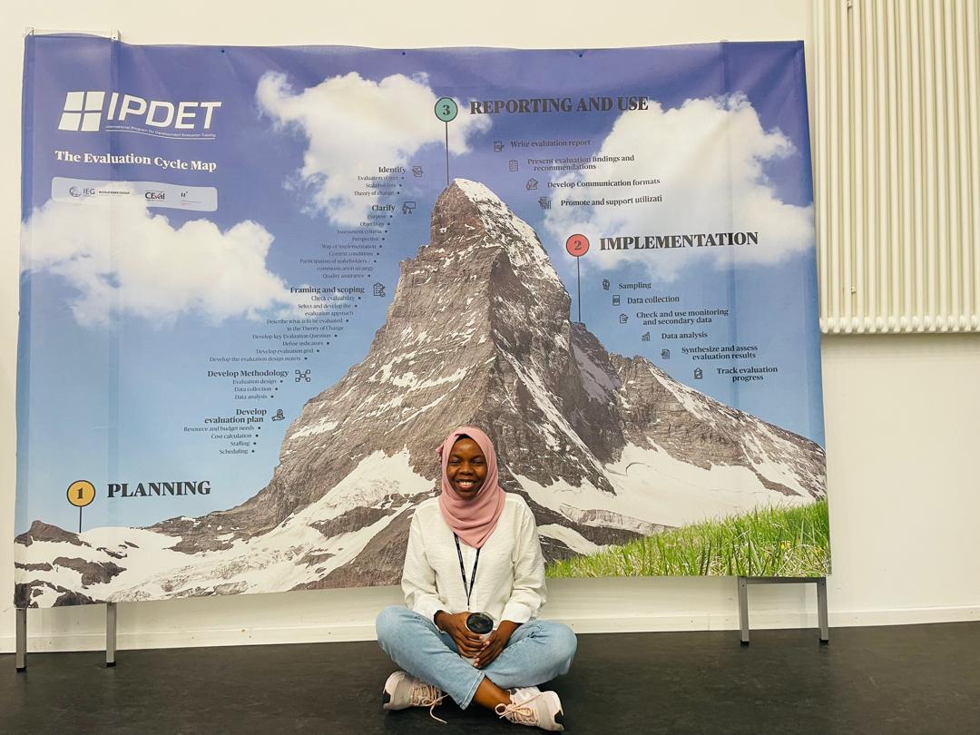 Bint_Kibibi's tweet photo. Today marks a significant milestone in my journey as an emerging evaluator
I'm grateful for the scholarship I received from @IPDET_community  and for all eir efforts to ensure that I and the other 165 participants from 71 countries experienced this wonderful lifetime opportunity https://t.co/s9KX0YSzWr