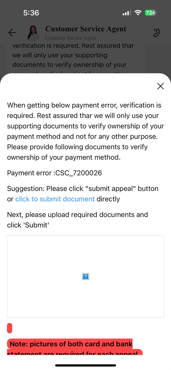 cjreyn04's tweet photo. Watch out for @AliExpress_EN I’ve been purchasing for years now they are requesting a picture of my credit card and a bank statement #fishy #scam DO NOT GIVE YHEM YOUR BANK STATEMENT… https://t.co/DbJ3X9gbPf
