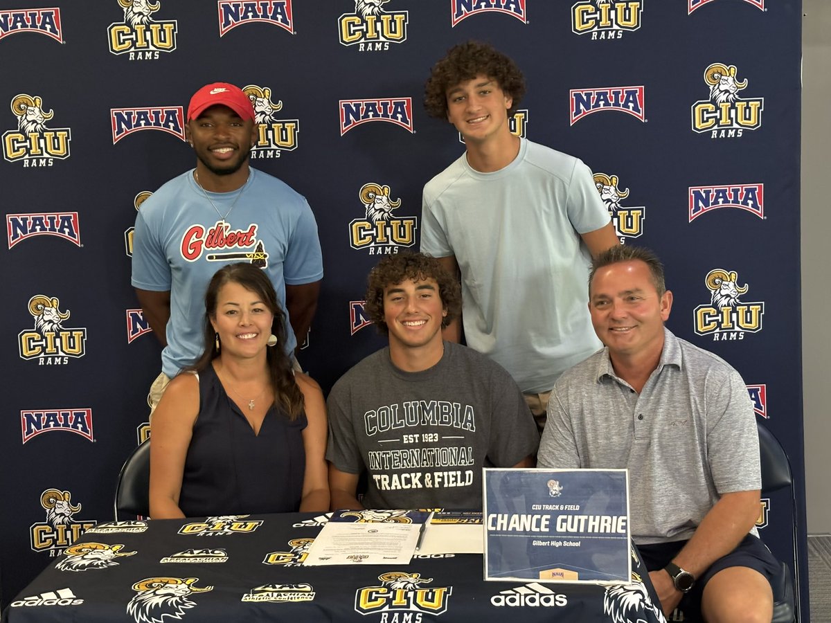 Gilbert Indians Track and Field (@runsthrowsjumps) on Twitter photo <a href="/ChanceGuthrie10/">Chance Guthrie</a> is A CIU Ram! We are so proud of all of his hard work! He earned It!
We Can’t wait to watch him compete at the next level! <a href="/ChanceGuthrie10/">Chance Guthrie</a> is A CIU Ram! We are so proud of all of his hard work! He earned It!
We Can’t wait to watch him compete at the next level!