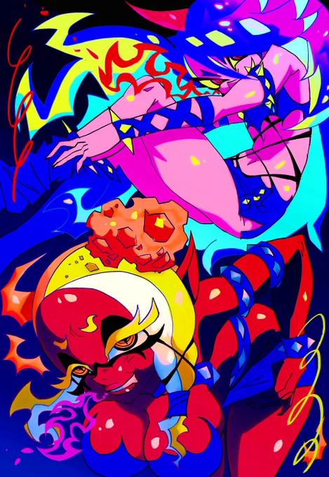 bandits turned high-class devil commanders coming at cha HOT!!! #Splatoon3art #PaSwG