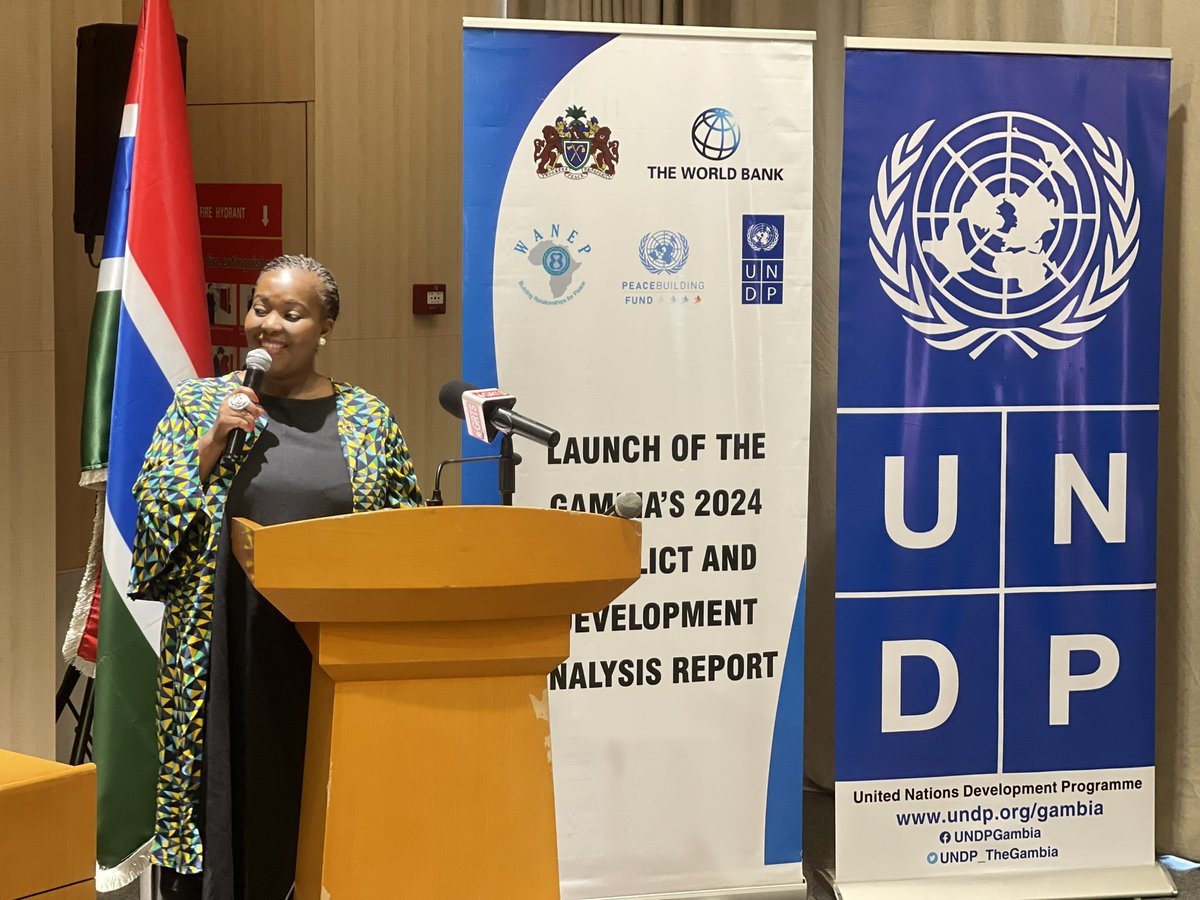 karlfredpaul's tweet photo. Congratulations  to @UNDPGambia for the launch the 2⃣0⃣2⃣4⃣ Conflict and Development Analysis (CDA) Report for The Gambia together with Government &amp; @WANEP_Gambia.The study spotlights key drivers of conflict and opportunities to strengthen peace, stability &amp; development. #SDG16🇬🇲 https://t.co/rSgLOCpyqK
