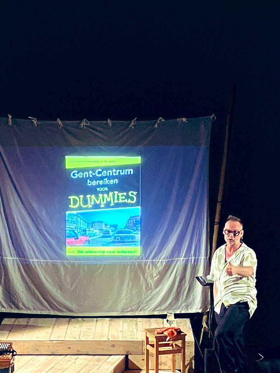 De kop es er af … Gentse fieste 
Voorstelling <a href="/wim_claeys/">Wim Claeys</a> 
“Was ‘t er iets te doen misschien?” 
… Gent-centrum bereiken voor #dummies … #magistraal #doezuveurt 
<a href="/GFtweets_/">GentseFeesten Tweets</a>