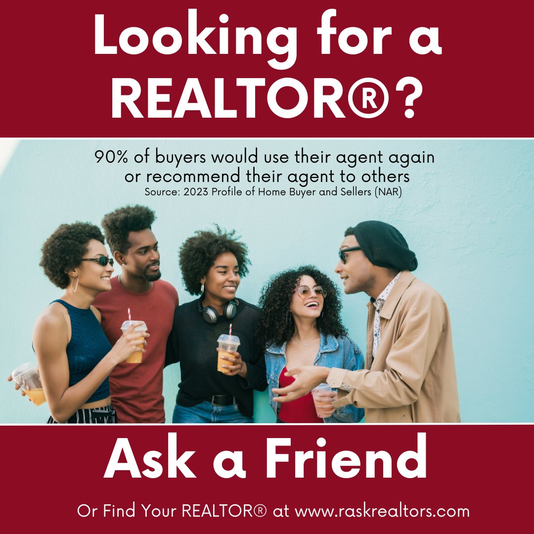 Are you ready to buy? Maybe you want to sell? Whatever your real estate needs, a REALTOR® can help. Find your REALTOR® at raskrealtors.com