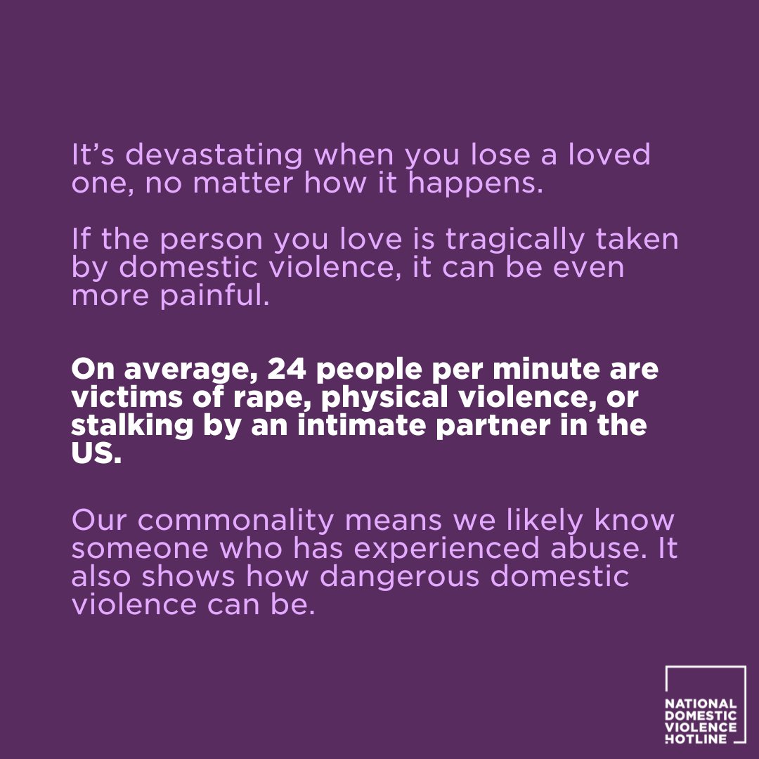 ndvh's tweet photo. It's important to know that grief is not a linear process. Everyone’s grief journey is unique. Learn more on finding help with grieving a loved one lost to domestic violence: https://t.co/7Qm1fp8baT
#Grief #LosingALovedOne #DomesticViolence #DVAwareness https://t.co/Y50EhjAW33
