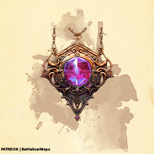 BattleScarMaps's tweet photo. Amulets that contain necrotic power is forbidden! Download this magic item now at https://t.co/mgS8bRoyW4

#Dnd #5e #dungeonsanddragons #tabletop #battlemap #dndbeyond #roll20 #fantasygrounds #map #digitalmap #patreon #magic #item #amulet #necrotic https://t.co/NcdHMtITw4