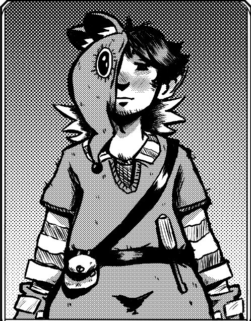 Shrew_Henderson's tweet photo. Finished my design for my first D&amp;D character https://t.co/Eyfwn2D5mL
