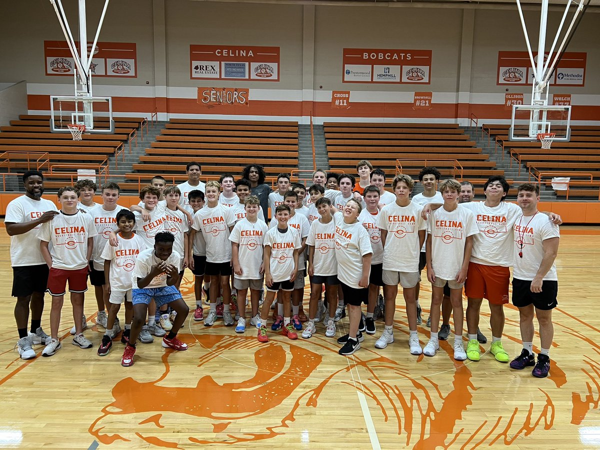 Had a great 2nd week of basketball camp here in Celina. Awesome turn out! Can’t wait to do it again next summer.